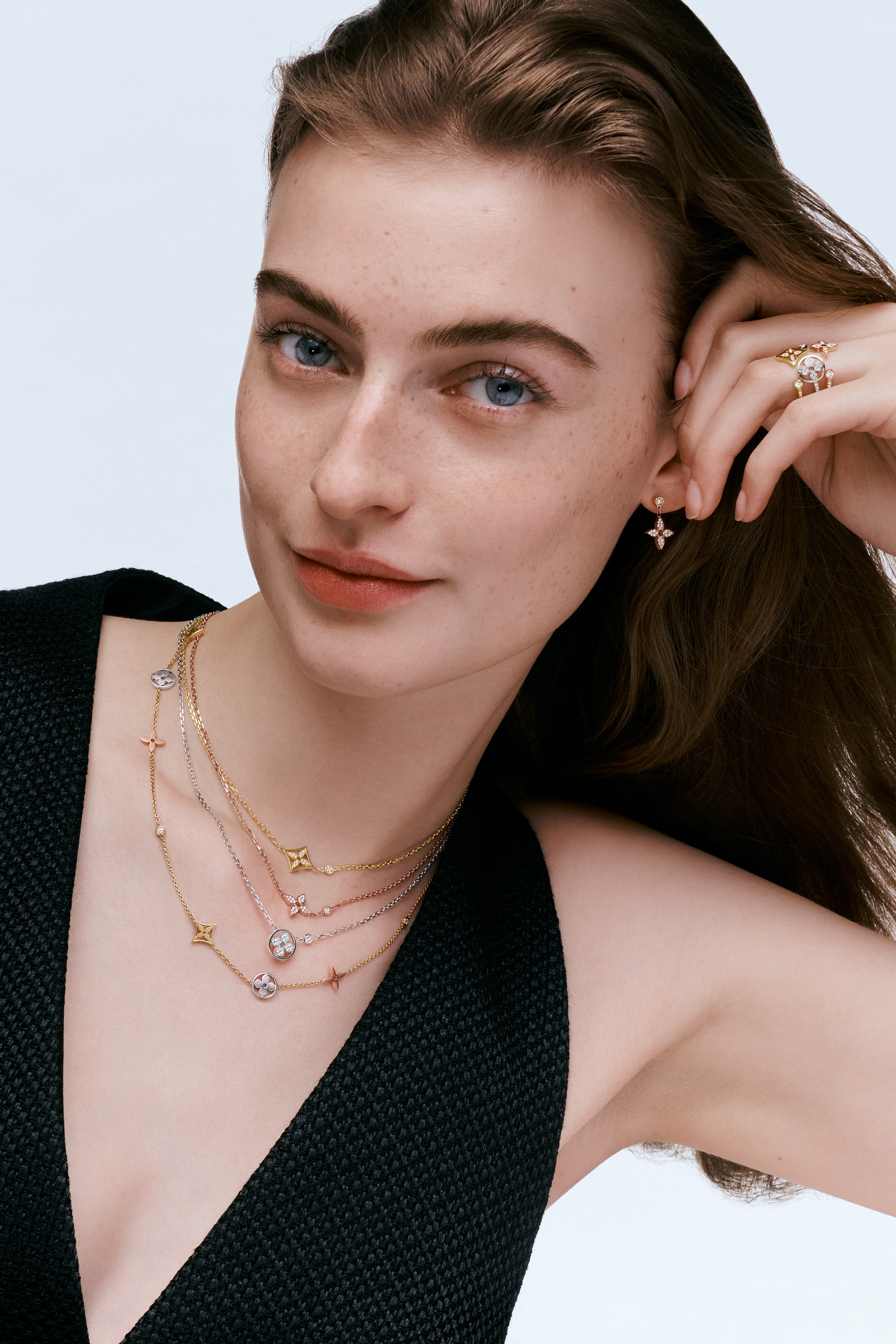 リング イディール ブロッサム (18Kスリーゴールド×ダイヤモンド